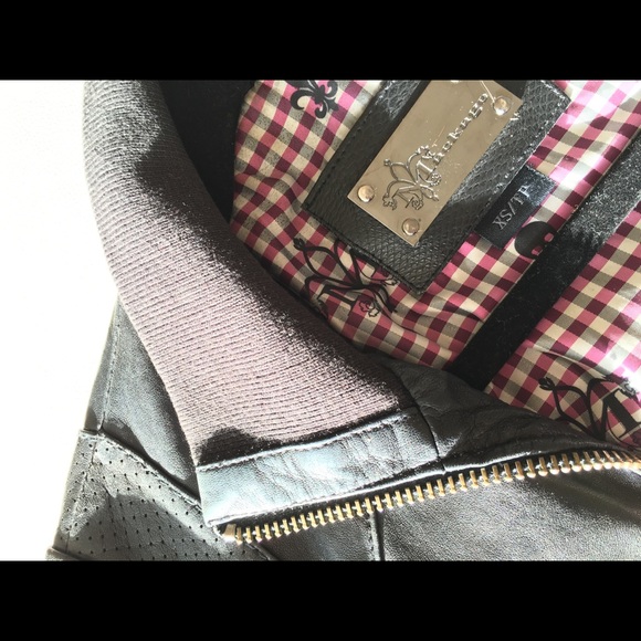 Mackage Lambskin Leather Bomber - Picture 5 of 8